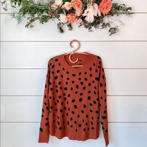 ROOLEE animal print sweater